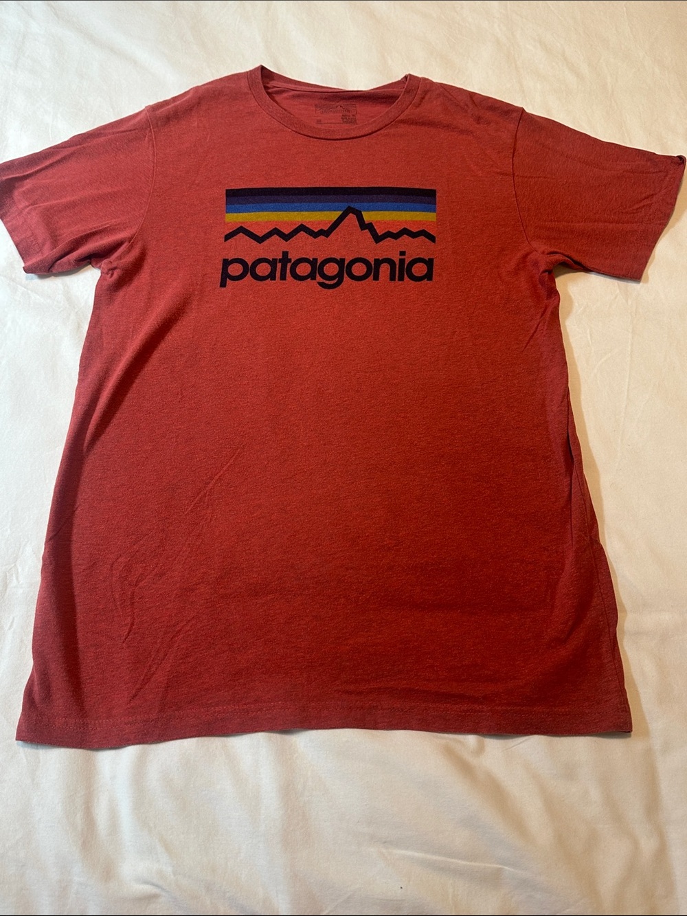 Patagonia Men’s Red Short-Sleeve Logo Tee